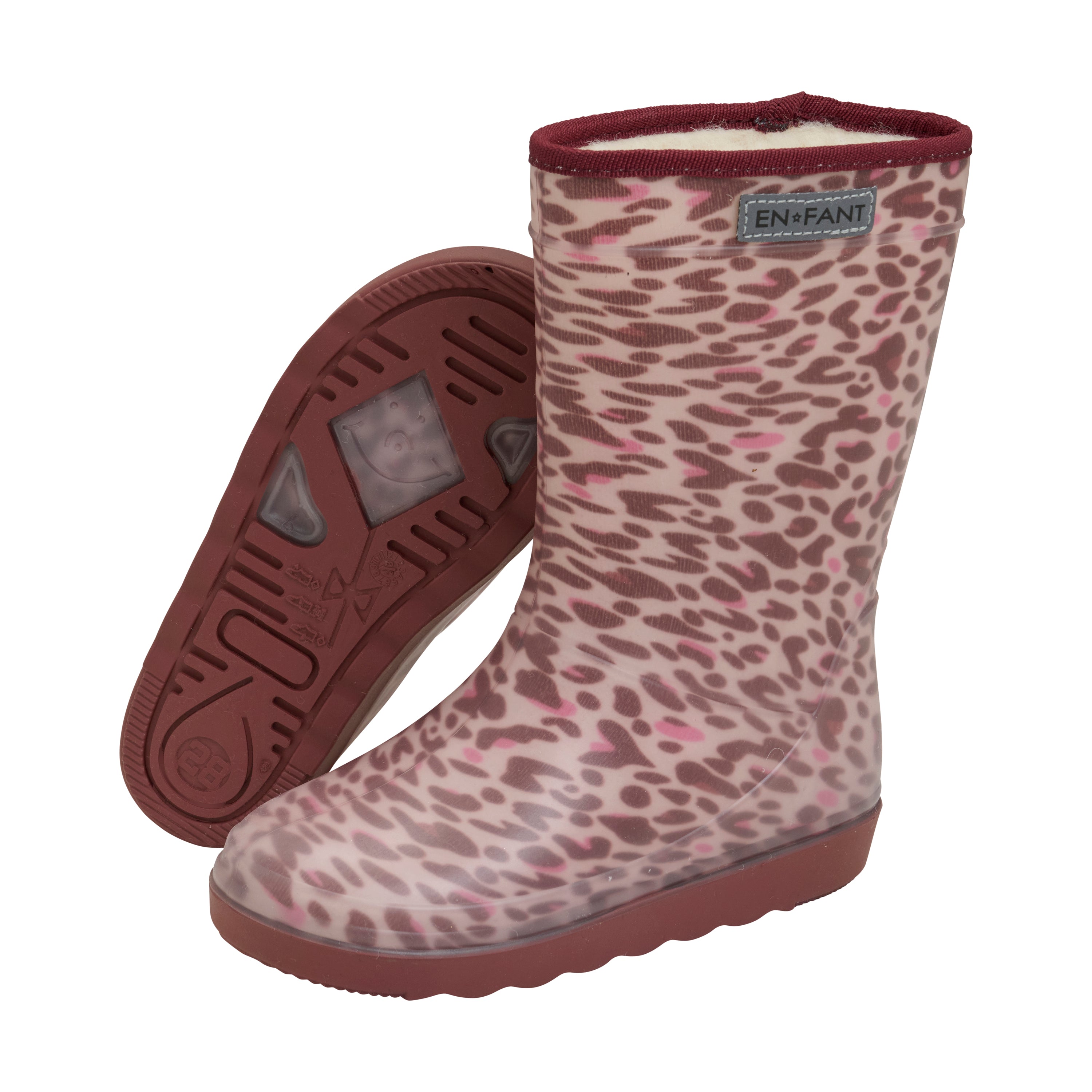 Enfant Enfant Thermo Boot - Speckle Burgundy - Pearls & Swines