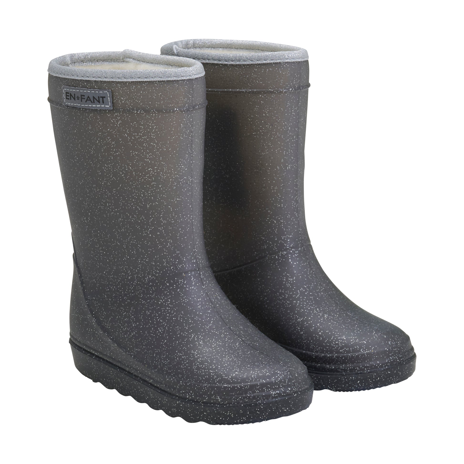 Enfant Enfant - Thermo Boot Glitter - Ebony - Pearls & Swines