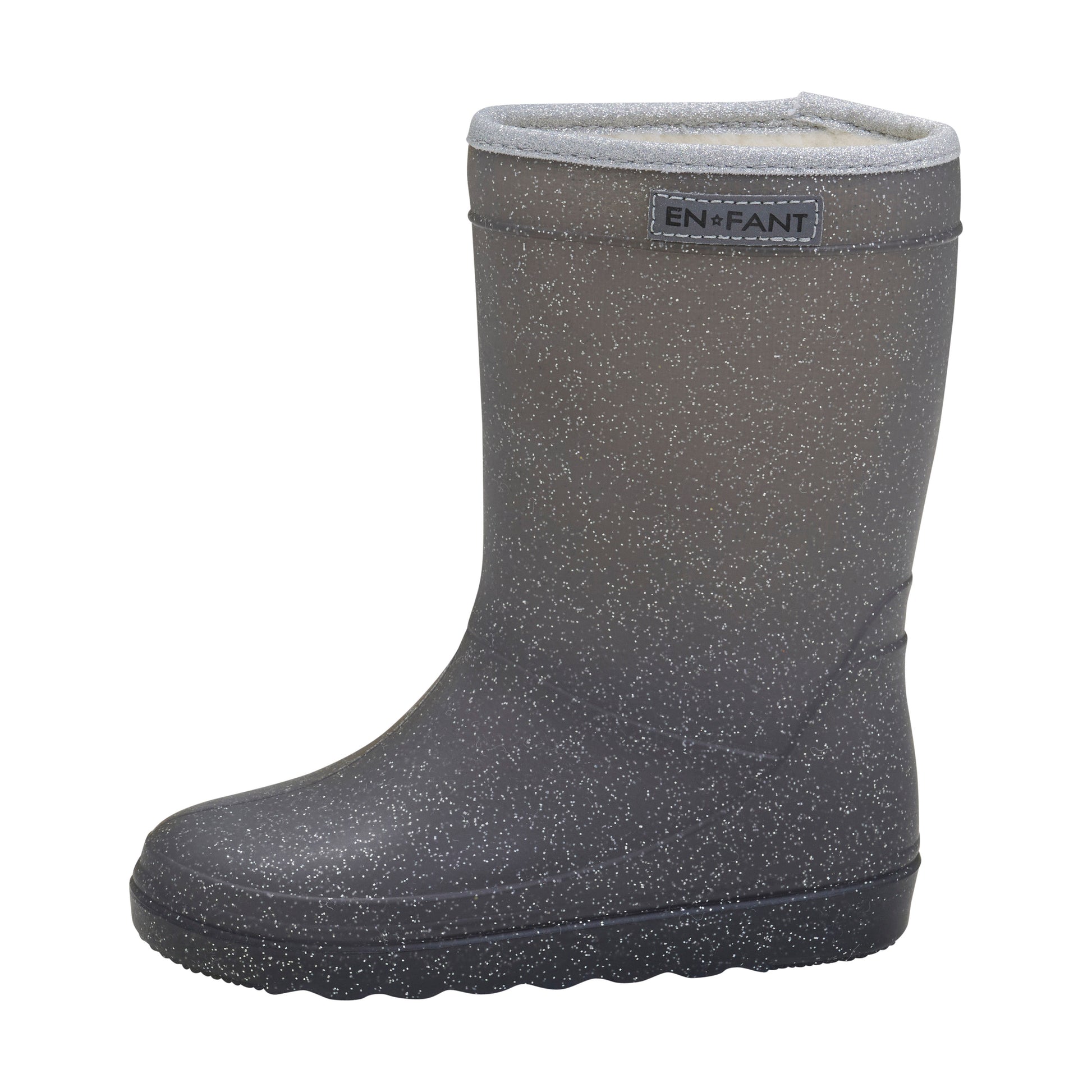 Enfant Enfant - Thermo Boot Glitter - Ebony - Pearls & Swines