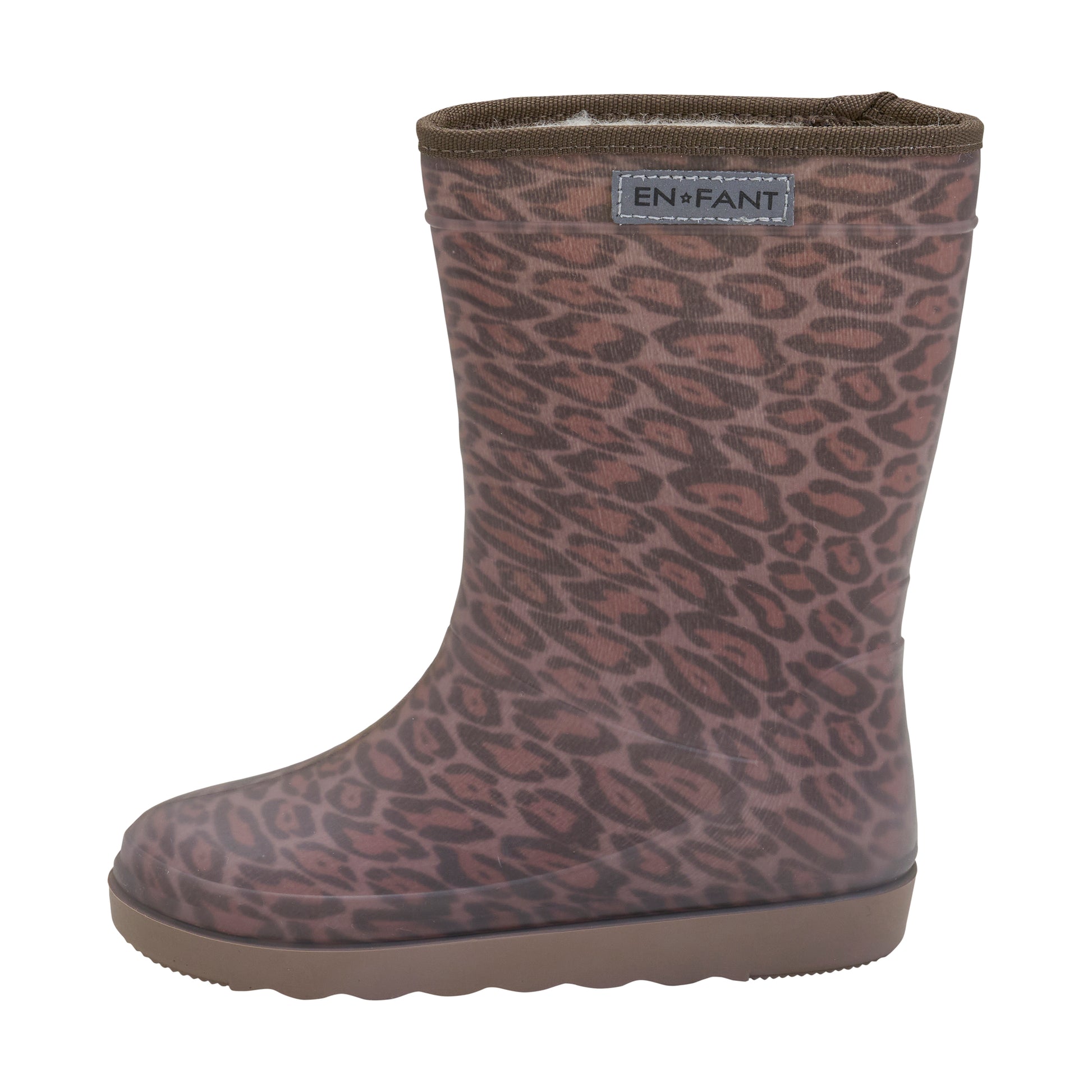 Enfant Enfant - Thermo Boot Print - Pine bark - Pearls & Swines