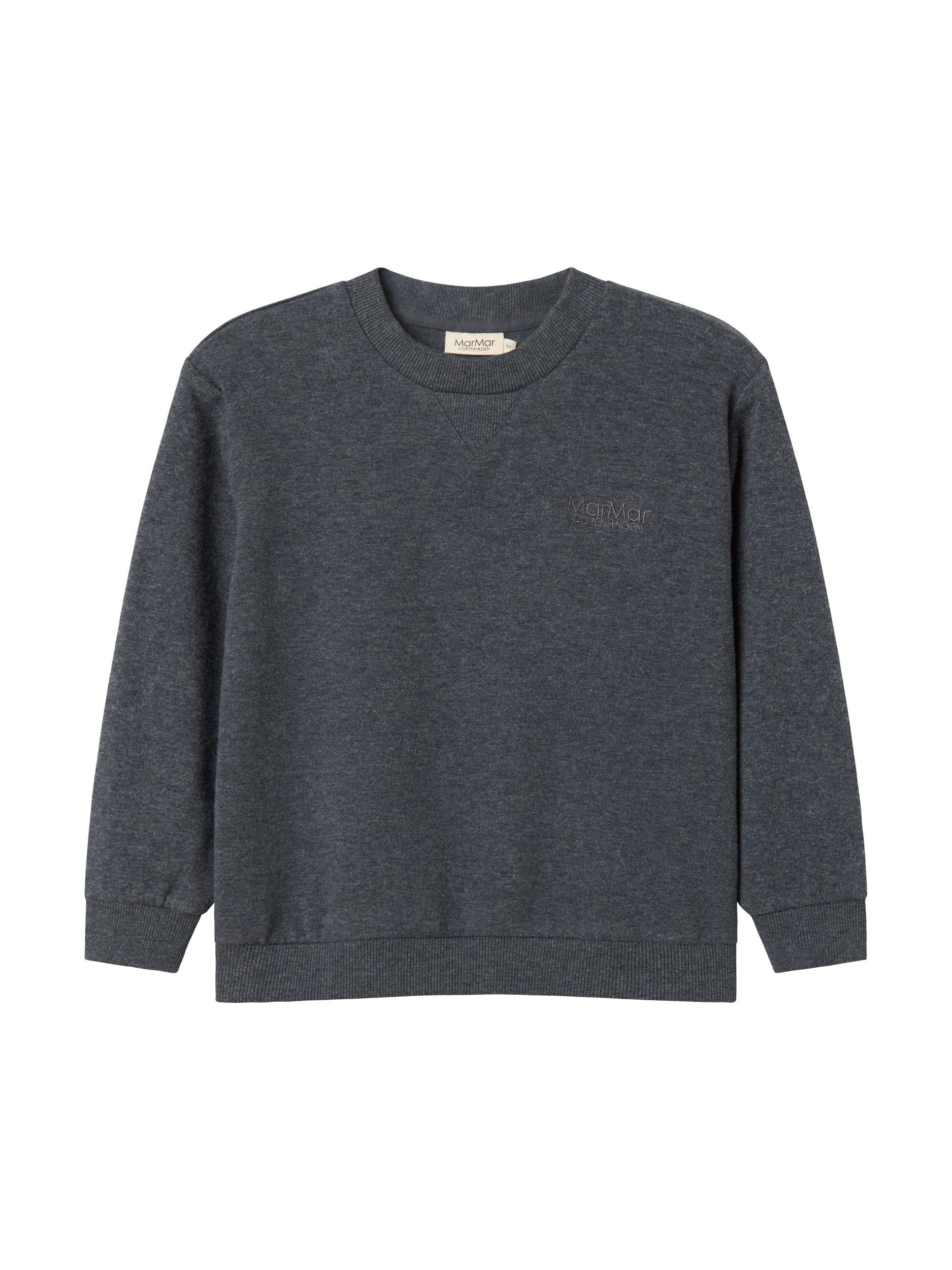 MarMar Copenhagen MarMar Copenhagen - Thanos Modal Sweat Tops - Dusk Blue Mel - Pearls & Swines