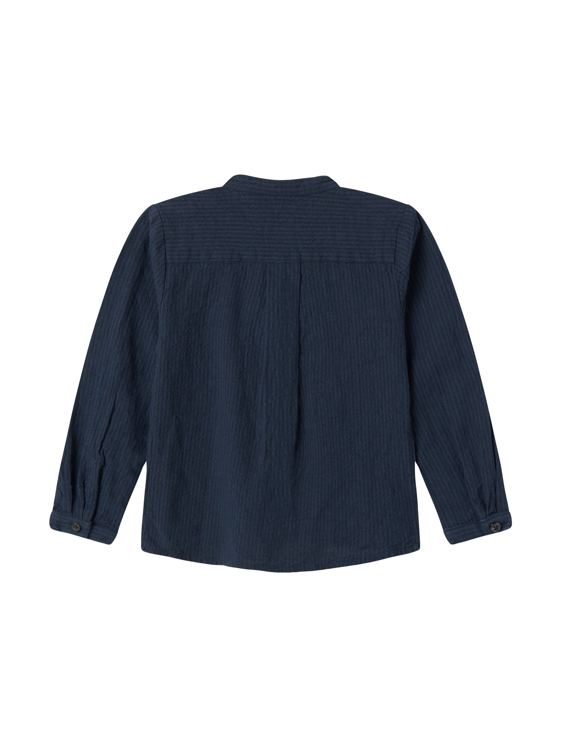 MarMar Copenhagen MarMar Copenhagen - Torben Chambray Tops - Dark Blue Stripe - Pearls & Swines