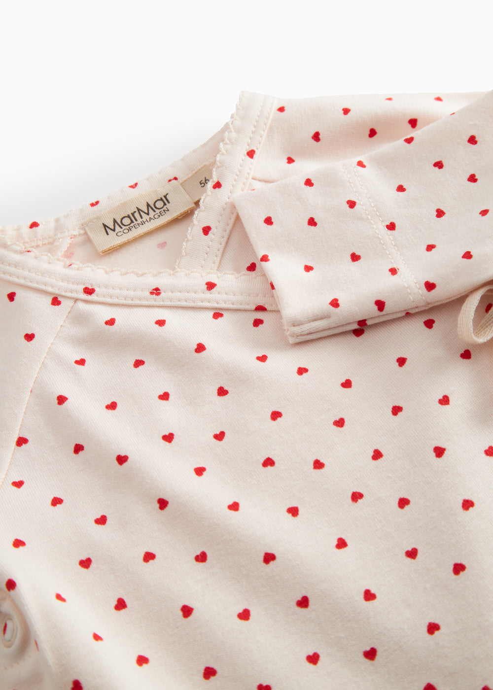 MarMar Copenhagen MarMar Copenhagen - Premature Belita Modal Smooth Print - Happy Hearts - Pearls & Swines