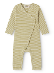 MarMar Copenhagen - Premature Rikke Modal Fine Rib - Olive stripe