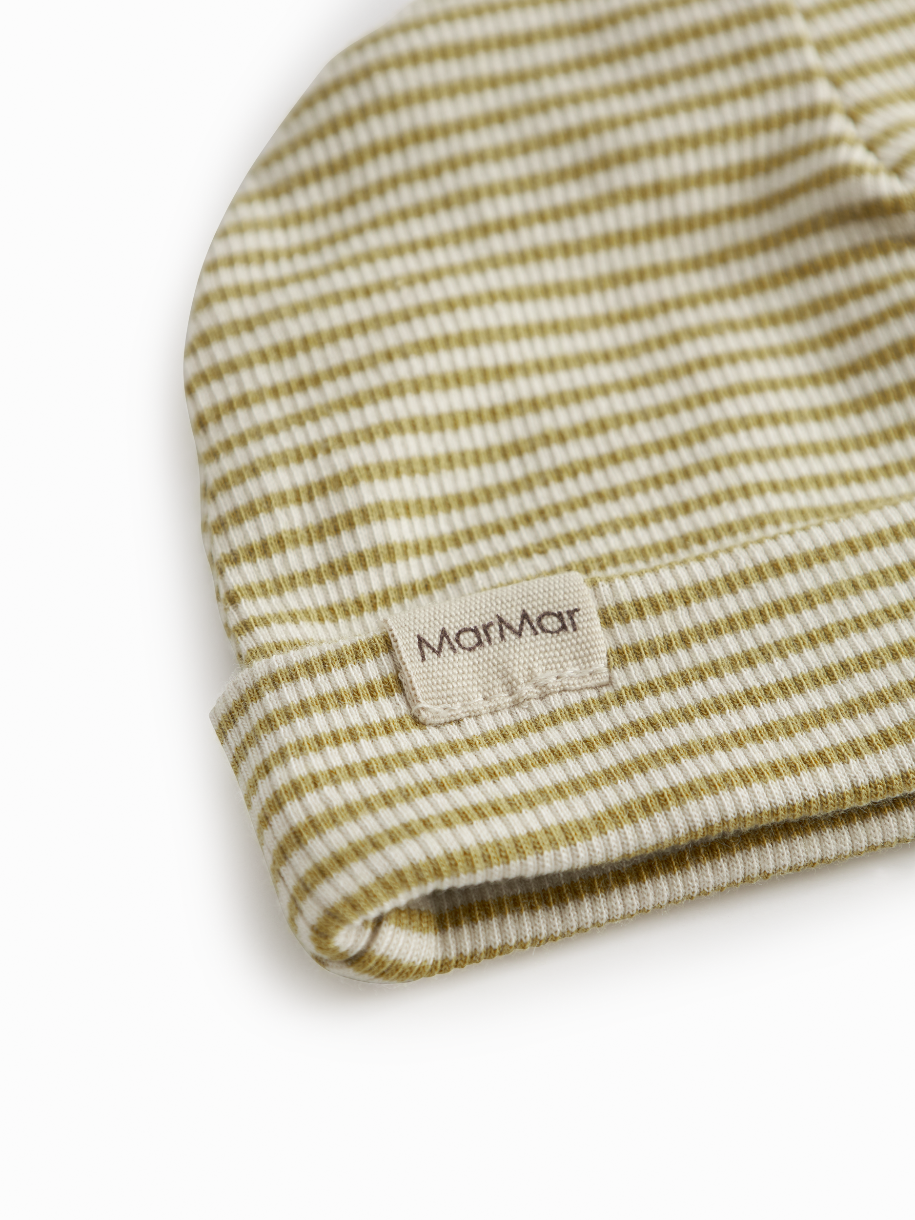 MarMar Copenhagen - Premature Aiko Modal Fine Rib - Olive stripe