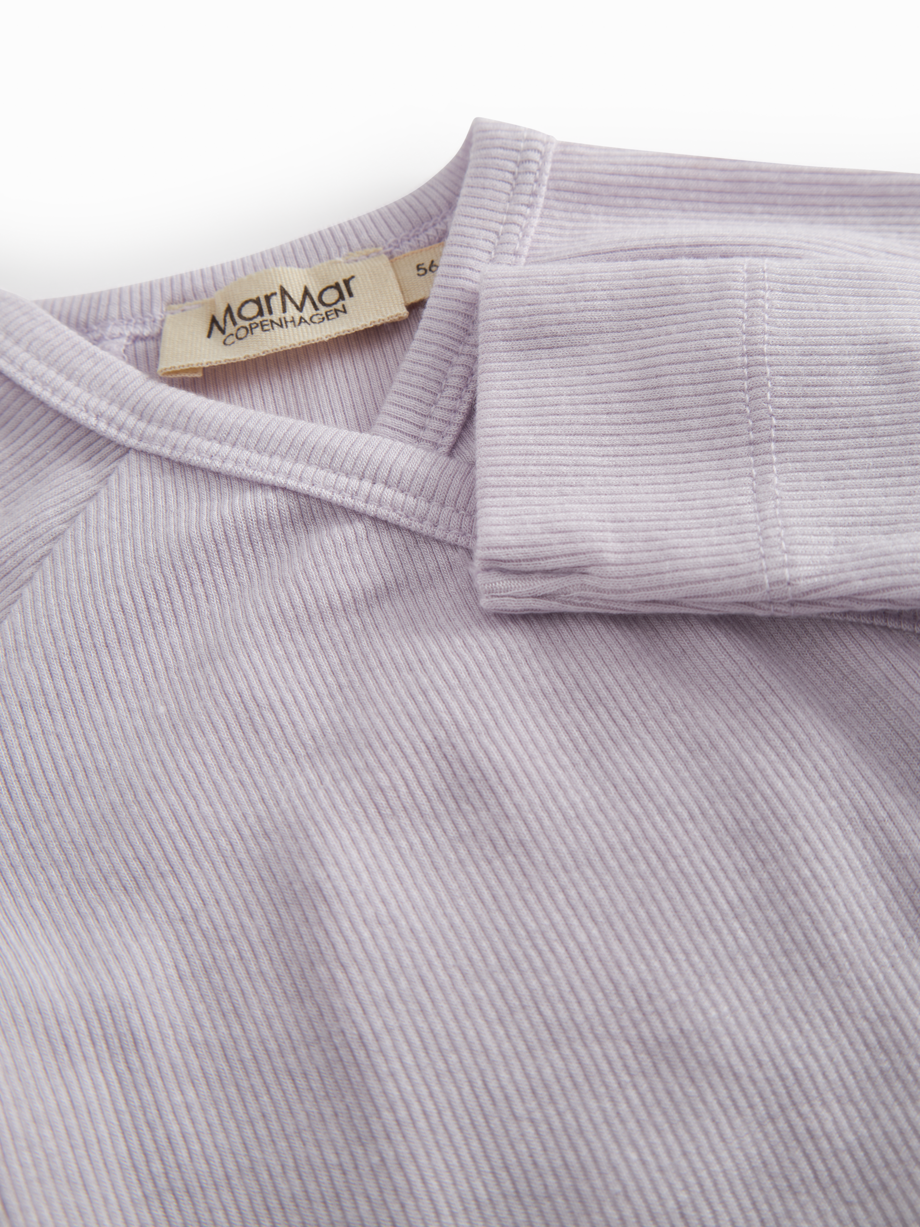 MarMar Copenhagen MarMar Copenhagen - Tuti Wrap LS Micro Modal Premature - Sweet Violet - Pearls & Swines