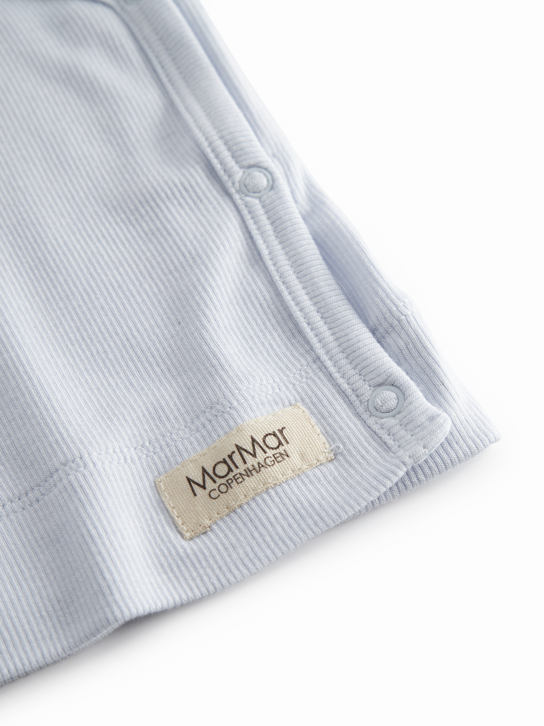 MarMar Copenhagen MarMar Copenhagen - Tuti Wrap LS Micro Modal Premature - Blue Mist - Pearls & Swines
