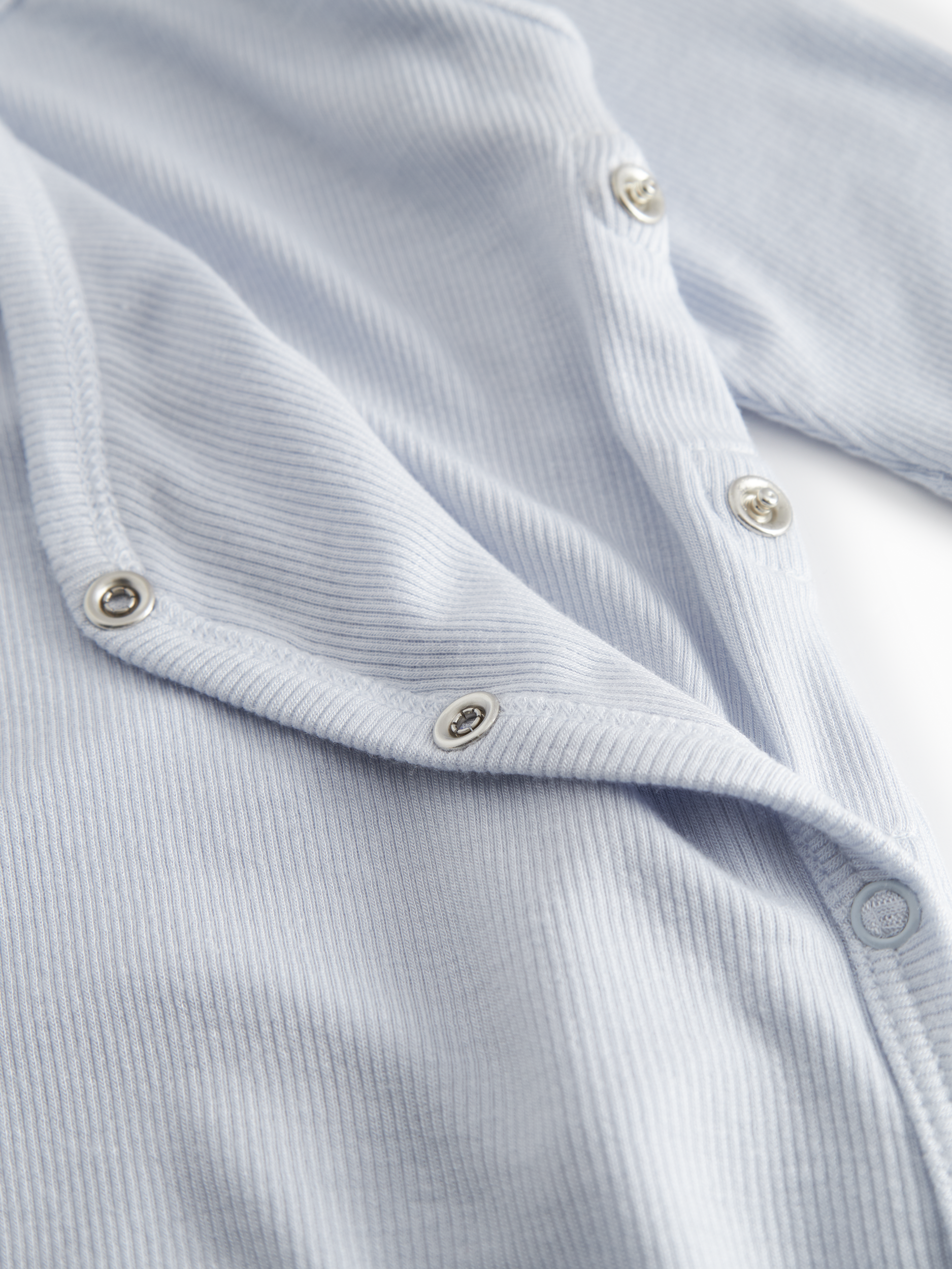 MarMar Copenhagen MarMar Copenhagen - Rulo Micro Modal Body Newborn - Blue MIst - Pearls & Swines