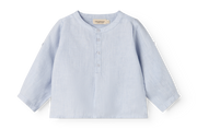 MarMar Copenhagen MarMar Copenhagen - Baby Totora Linnen tops - Blue Mist - Pearls & Swines