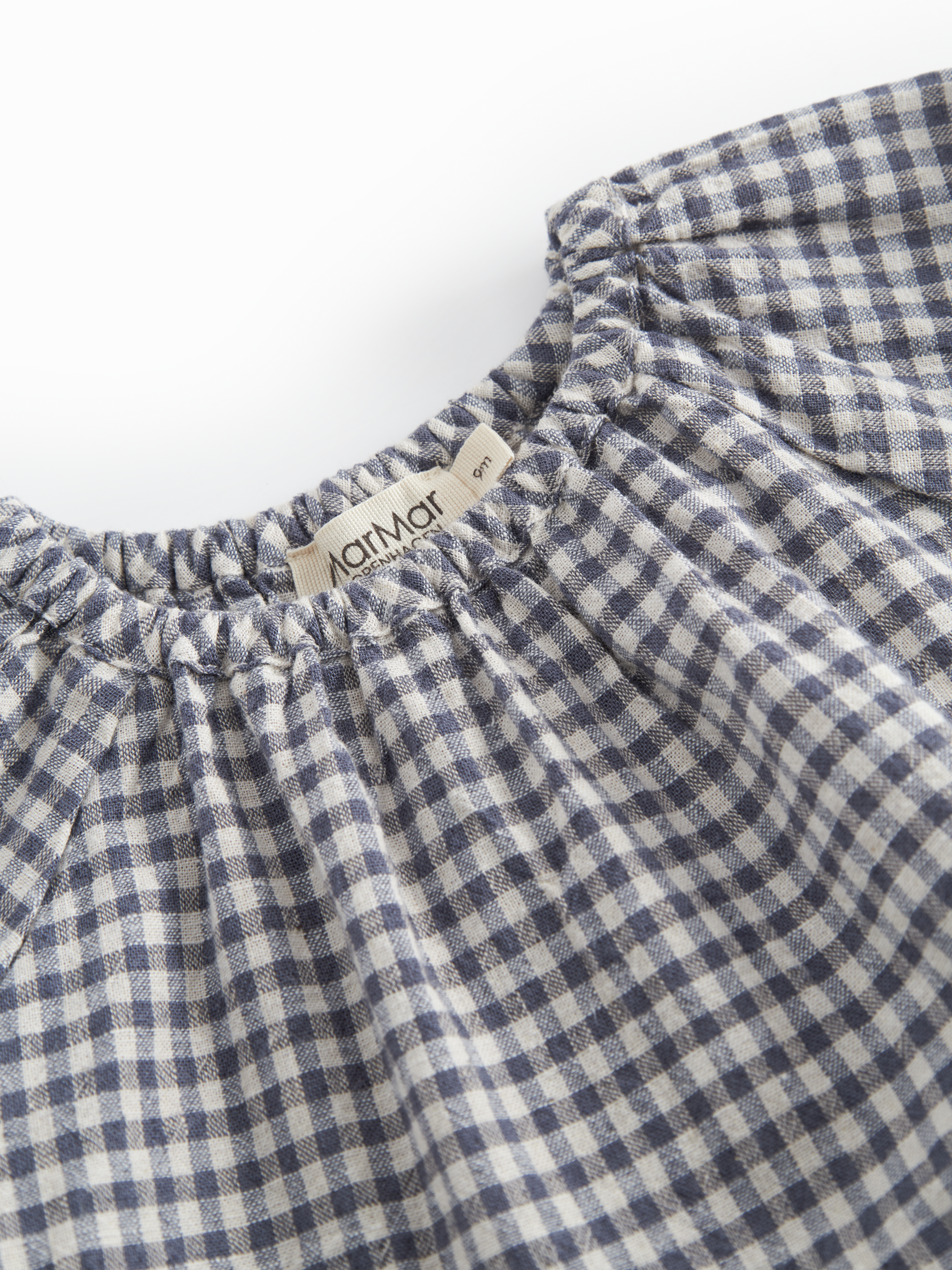MarMar Copenhagen MarMar Copenhagen - Dawson Cotton linen - Marine Check - Pearls & Swines