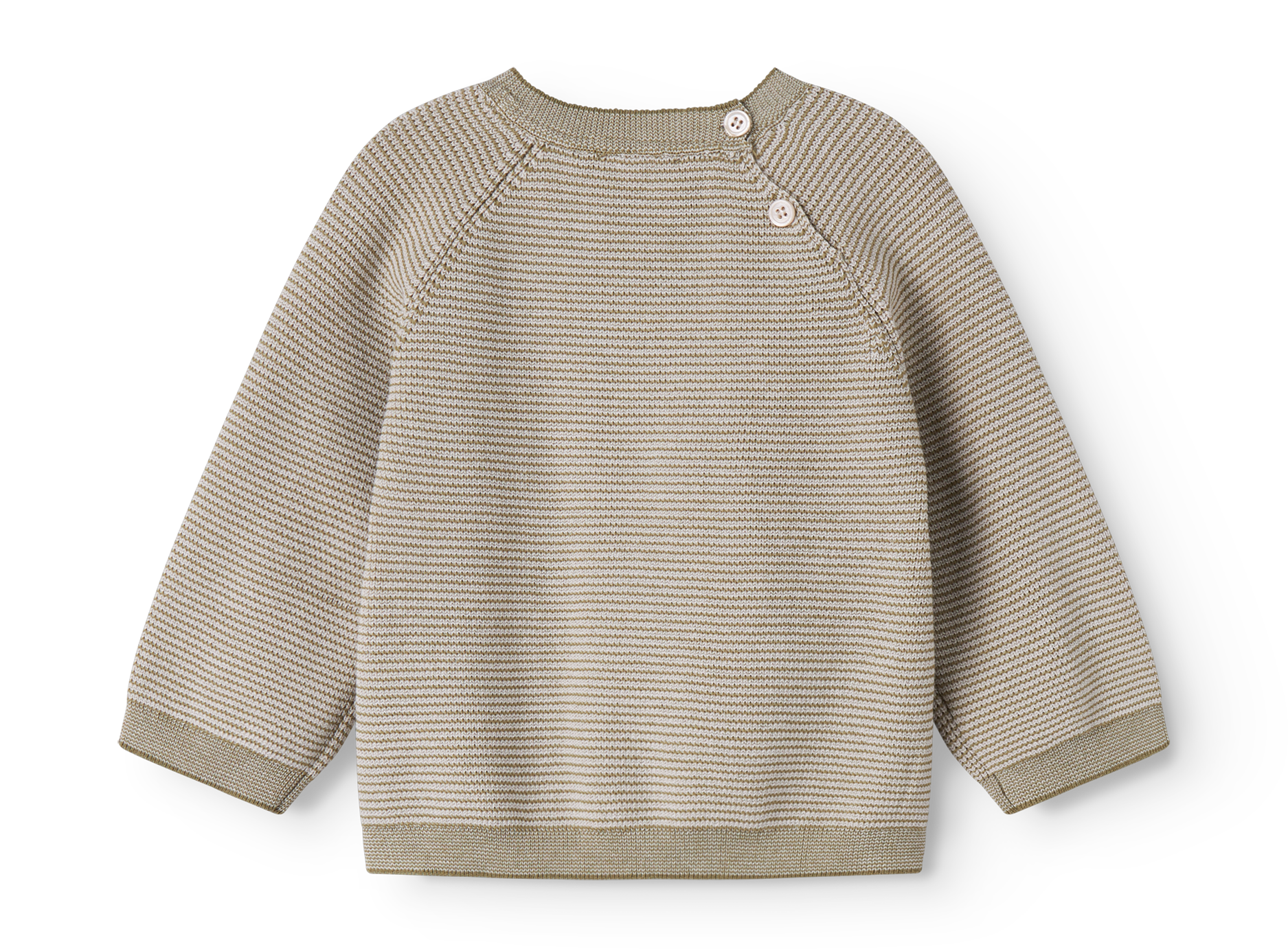 MarMar Copenhagen MarMar Copenhagen - Totin B, Cotton stripe knit - Vanilla Stripe - Pearls & Swines