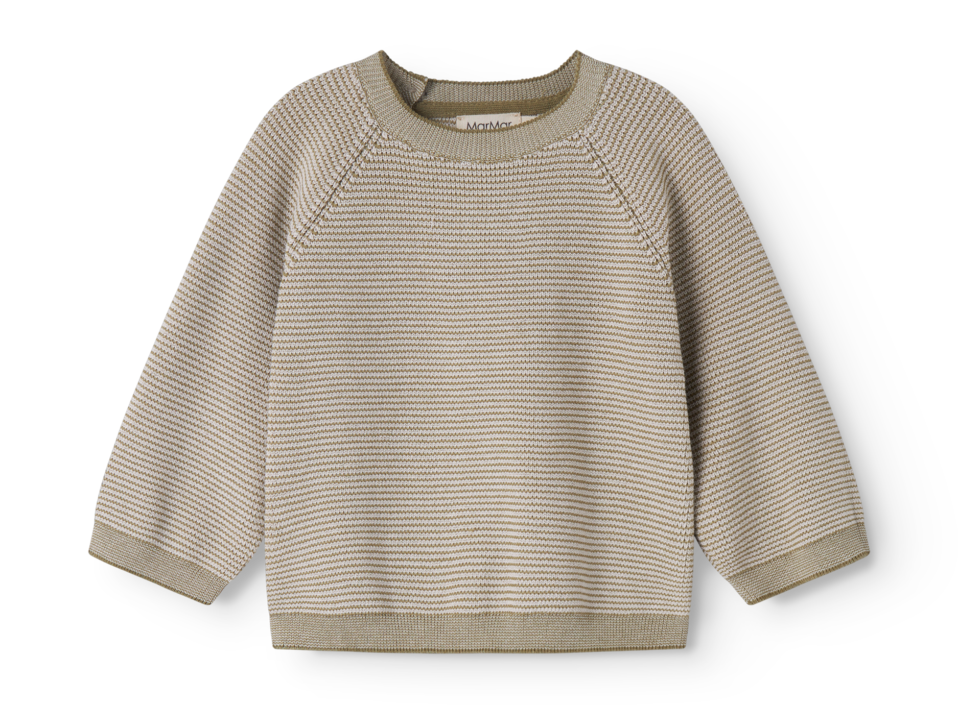 MarMar Copenhagen MarMar Copenhagen - Totin B, Cotton stripe knit - Vanilla Stripe - Pearls & Swines