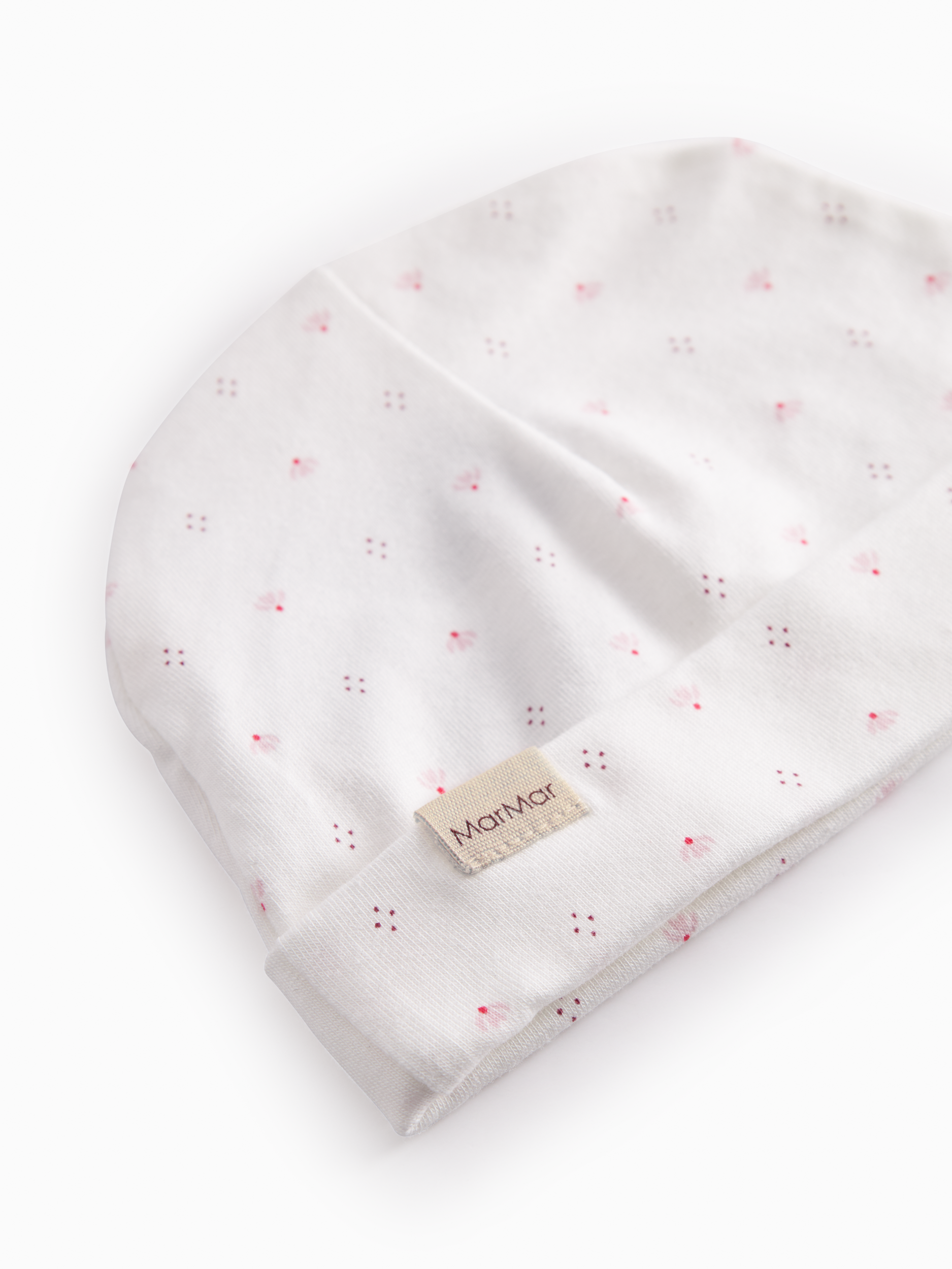 MarMar Copenhagen MarMar Copenhagen - Newborn Aiko Beanie - Tiny Tulip - Pearls & Swines