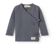 MarMar Copenhagen MarMar Copenhagen - Tut Wrap Wool Pointelle Newborn - Rainstorm - Pearls & Swines