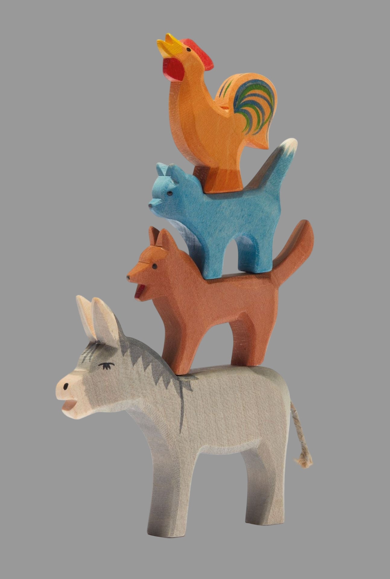 Ostheimer Ostheimer - Bremen Donkey - Wooden animal - Pearls & Swines