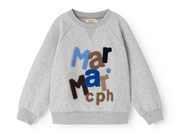 MarMar Copenhagen - Thanos Modal Sweat Tops - Dusk Blue Mel