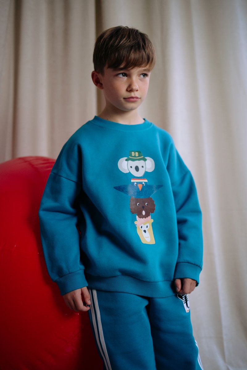 Daily Brat Daily Brat - Wobble Totem Sweater - Sage Serenity - Pearls & Swines