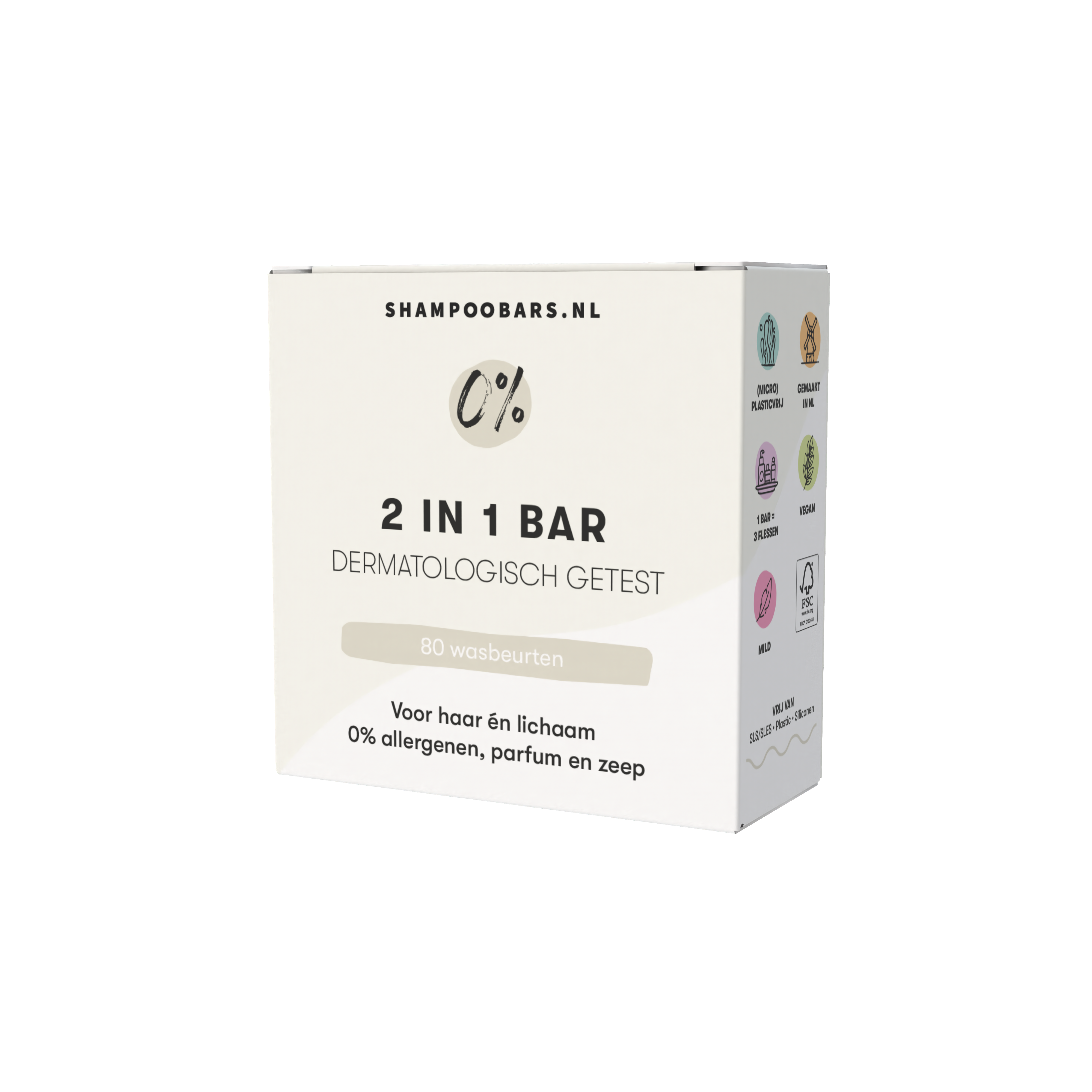 Shampoobars Shampoobars - 2 in 1 bar - 0% - Pearls & Swines