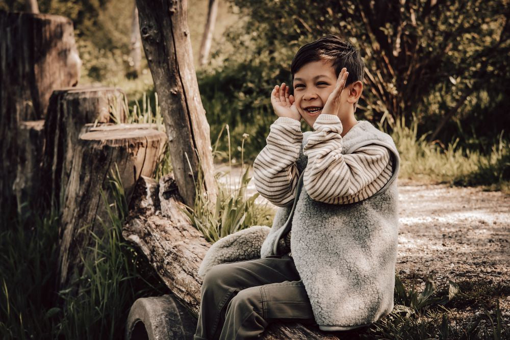 Alwero Alwero - Vest Po Junior - Grey - Pearls & Swines