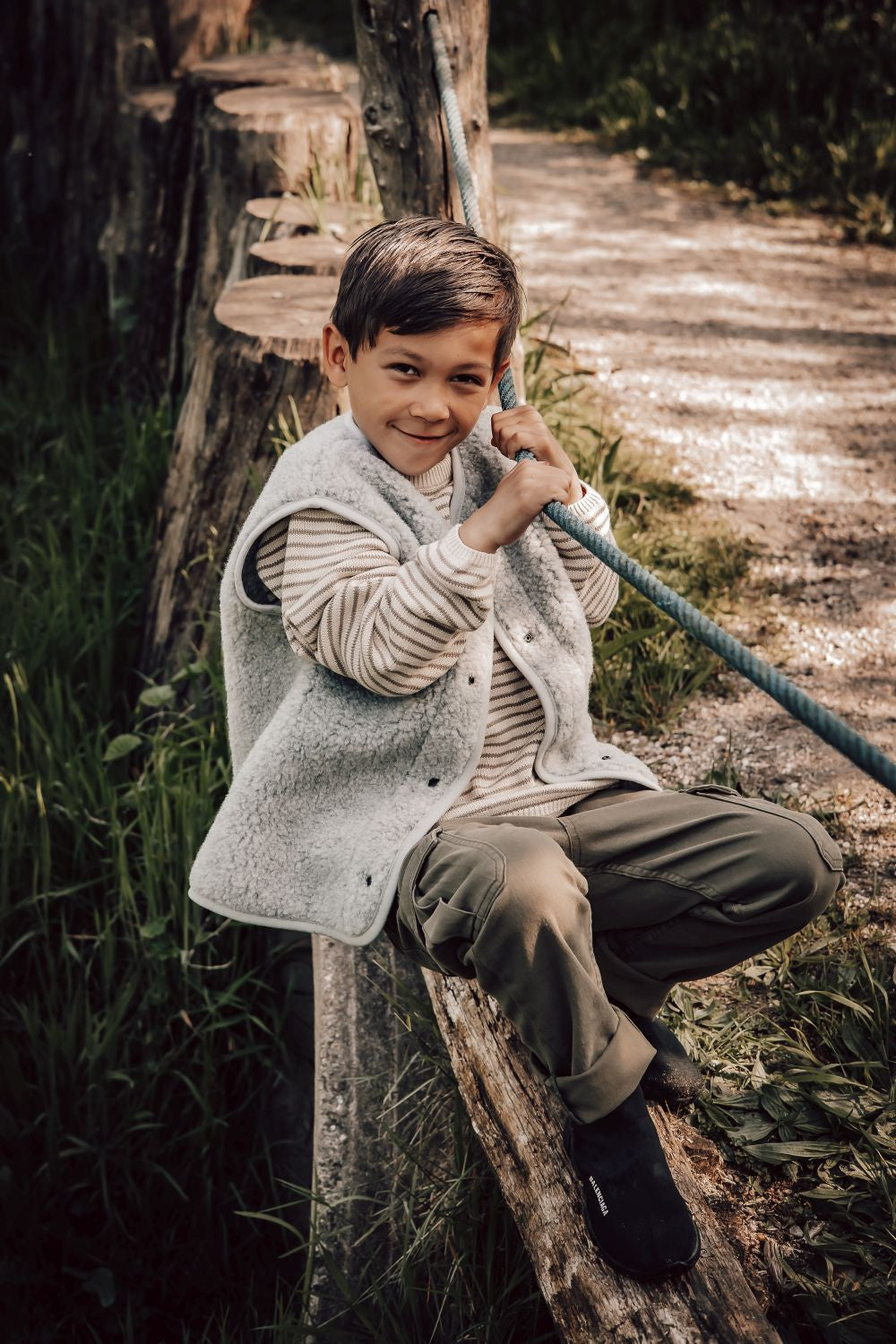 Alwero Alwero - Vest Po Junior - Grey - Pearls & Swines