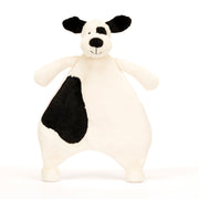 Jellycat Jellycat - Bashful Black & Cream Puppy Comforter - Pearls & Swines