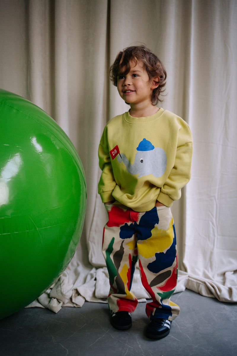 Daily Brat Daily Brat - Elephunk Sweater - Lush Lemonade - Pearls & Swines