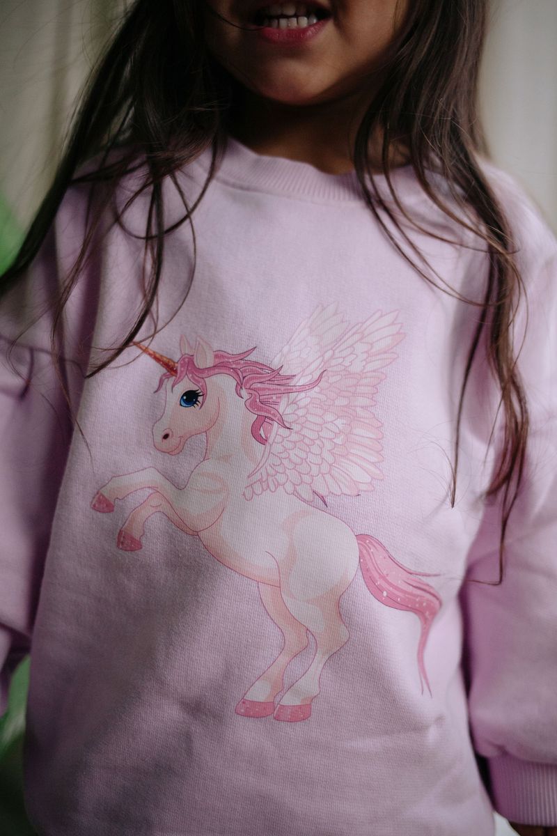 Daily Brat Daily Brat - Marshmallow Unicorn Sweater - Fluffy pink - Pearls & Swines
