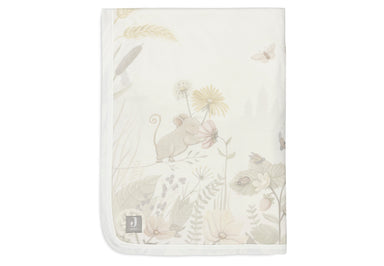 Jollein Jollein Blanket Cot 100x150cm  Dreamy Mouse/Velvet fleece - Pearls & Swines