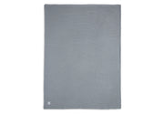 Jollein Jollein - Blanket Cradle Basic Knit Stone - Grey/Coral Fleece - Pearls & Swines