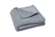 Jollein Jollein - Blanket Cradle Basic Knit Stone - Grey/Coral Fleece - Pearls & Swines