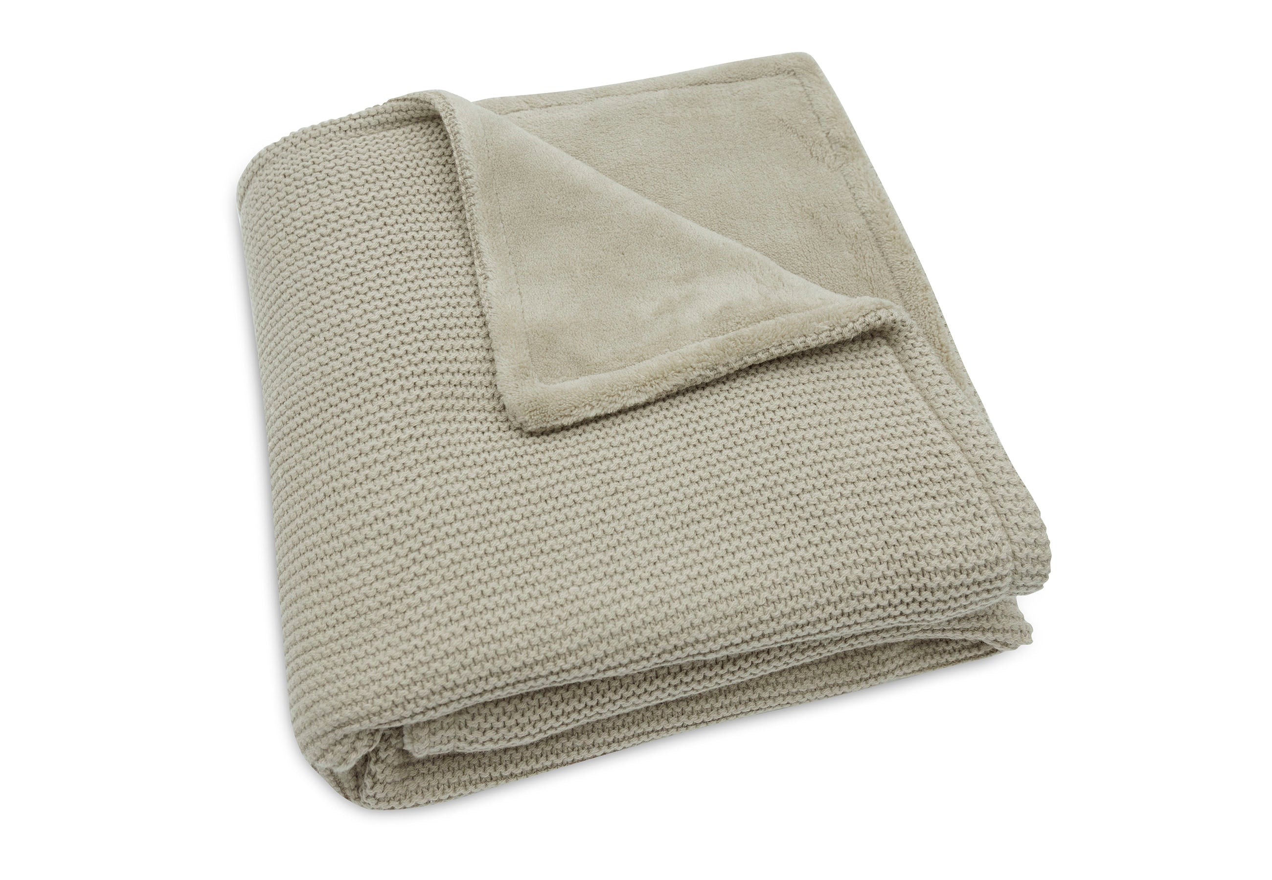 Jollein Jollein Blanket Cradle 75x100cm Basic Knit - Olive Green - Pearls & Swines