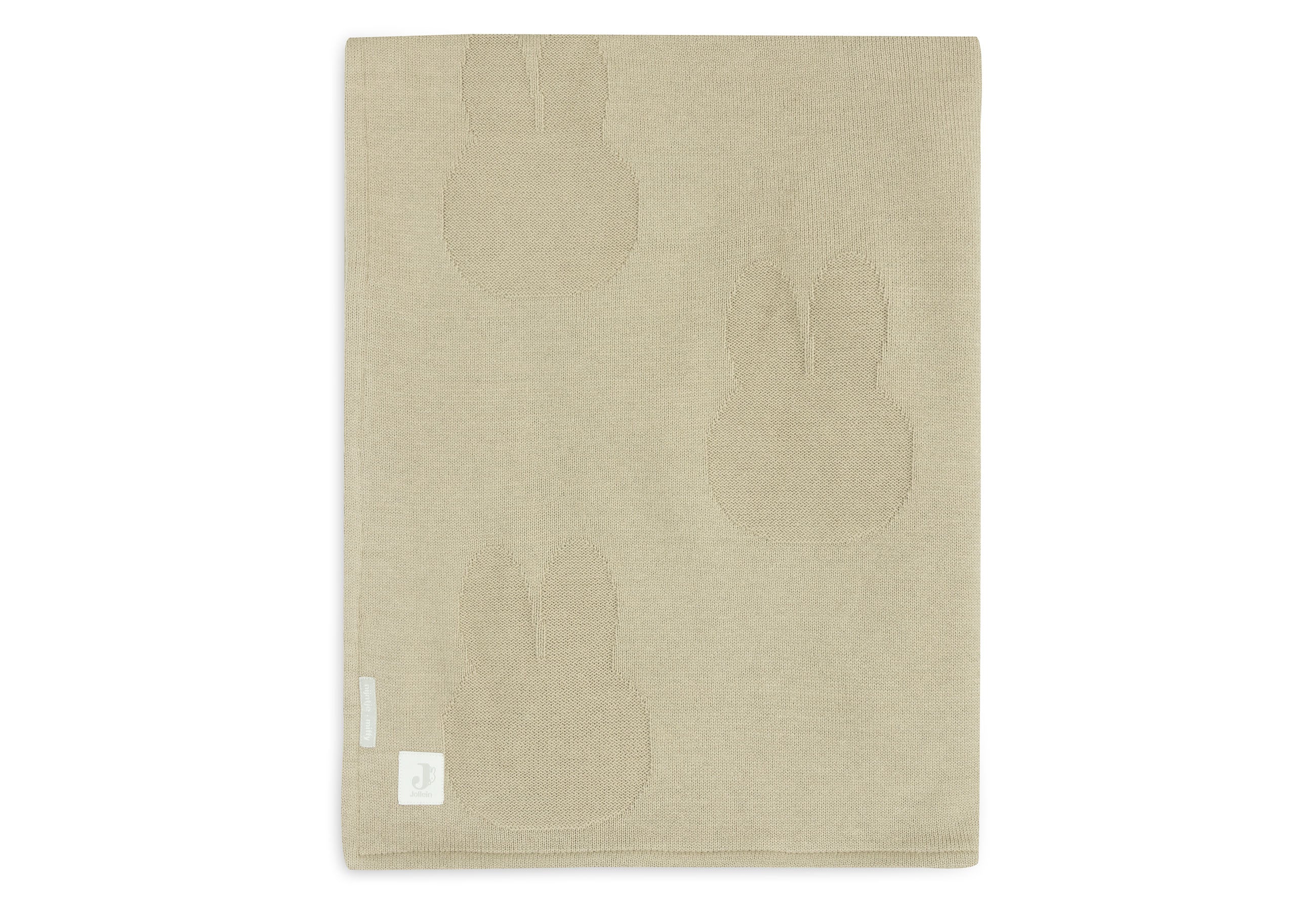 Jollein Jollein - Blanket Cradle Miffy - Olive Green/Coral Fleece - Pearls & Swines