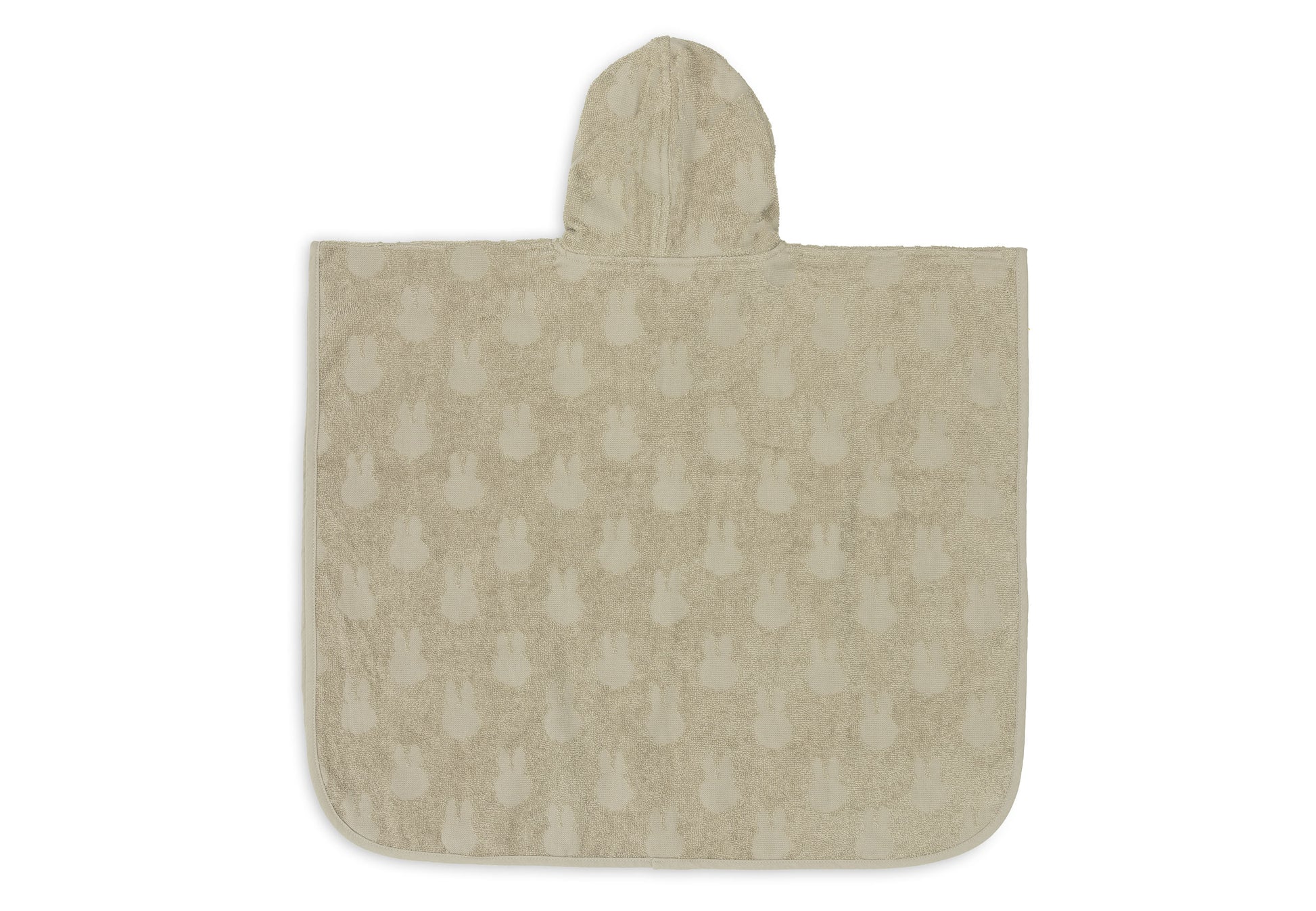 Jollein Jollein - Bath Poncho Terry Miffy Jacquard - Olive Green - Pearls & Swines