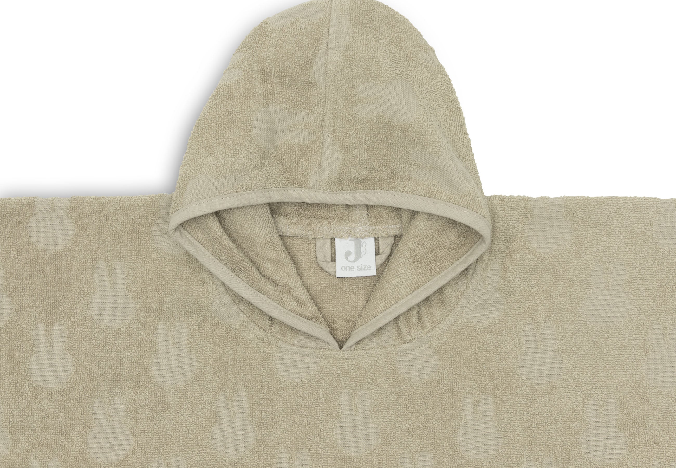 Jollein Jollein - Bath Poncho Terry Miffy Jacquard - Olive Green - Pearls & Swines