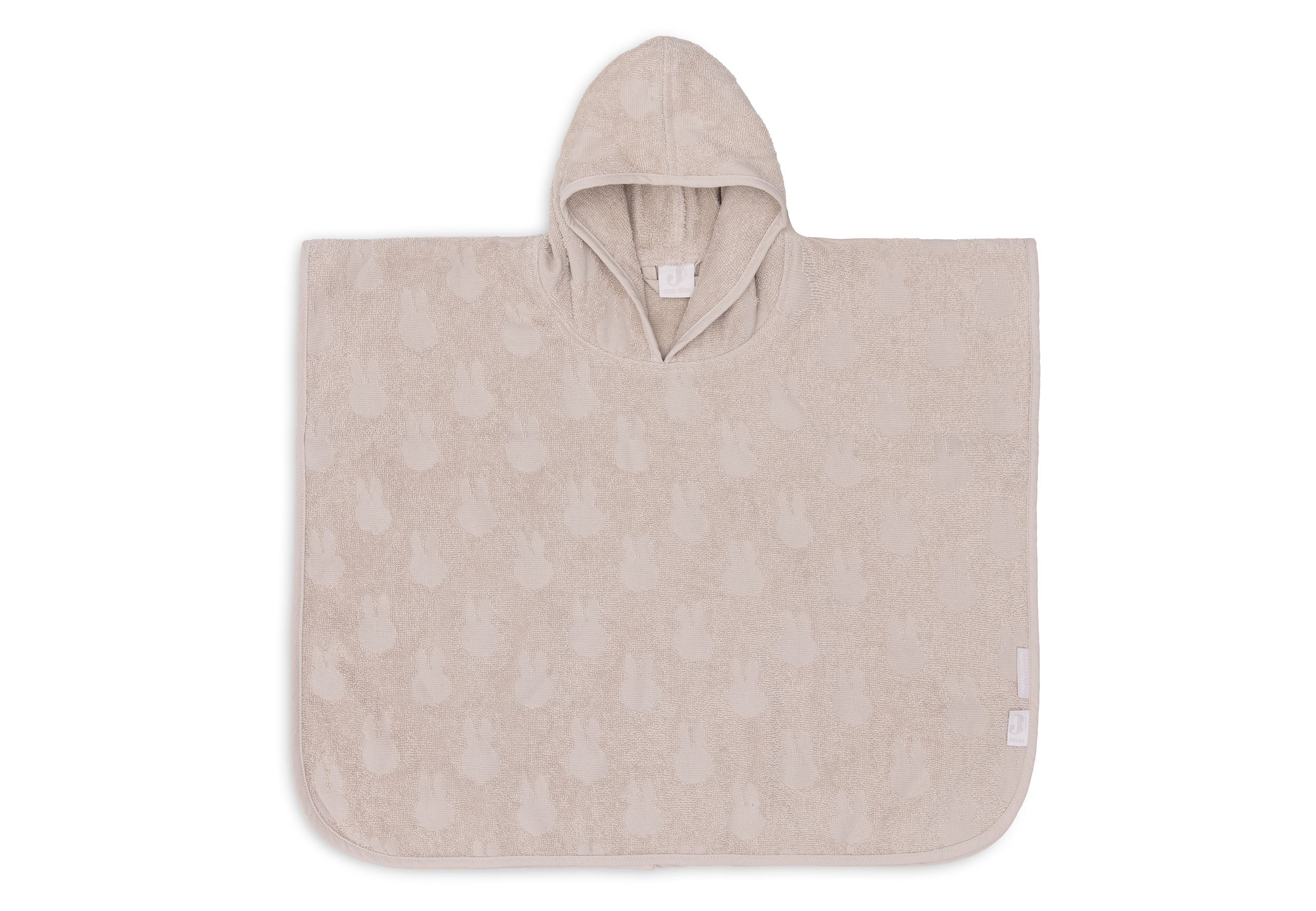 Jollein Jollein - Bath Poncho Terry Miffy Jacquard - Nougat - Pearls & Swines