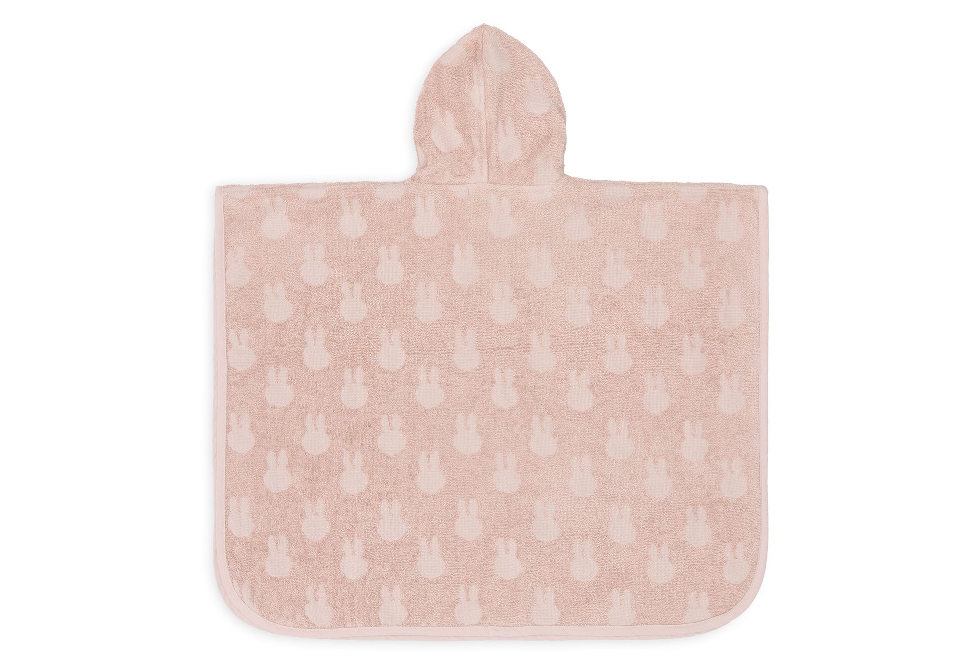 Jollein Jollein - Bath Poncho Terry Miffy Jacquard - Wild Rose - Pearls & Swines