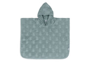 Jollein Jollein - Bath Poncho - Terry Miffy Jacquard - Sea Green - Pearls & Swines