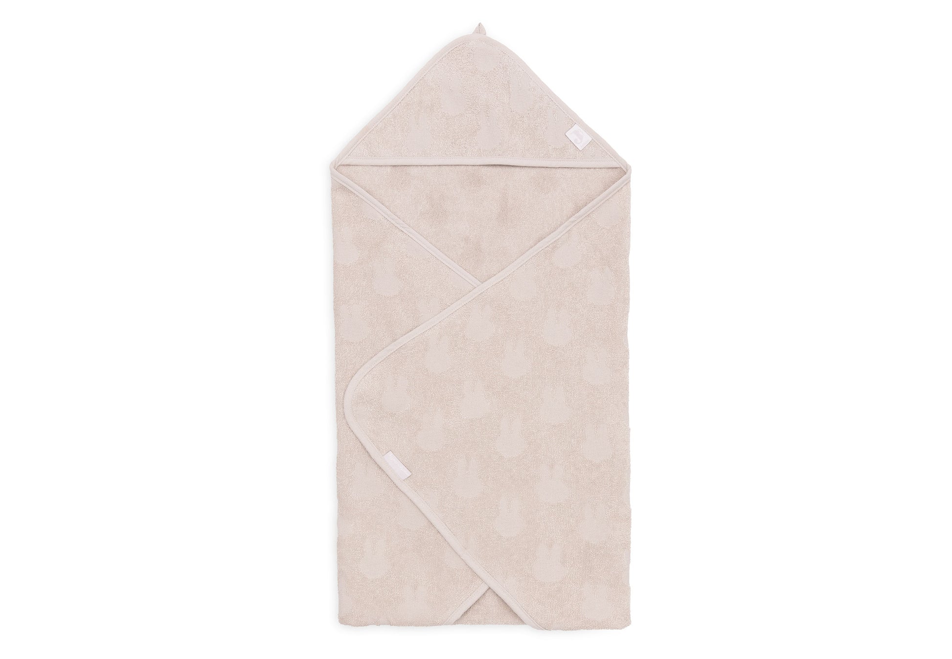 Jollein Jollein - Bath Cape Terry Miffy Jacquard - Nougat - Pearls & Swines