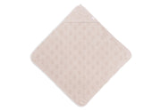 Jollein Jollein - Bath Cape Terry Miffy Jacquard - Nougat - Pearls & Swines
