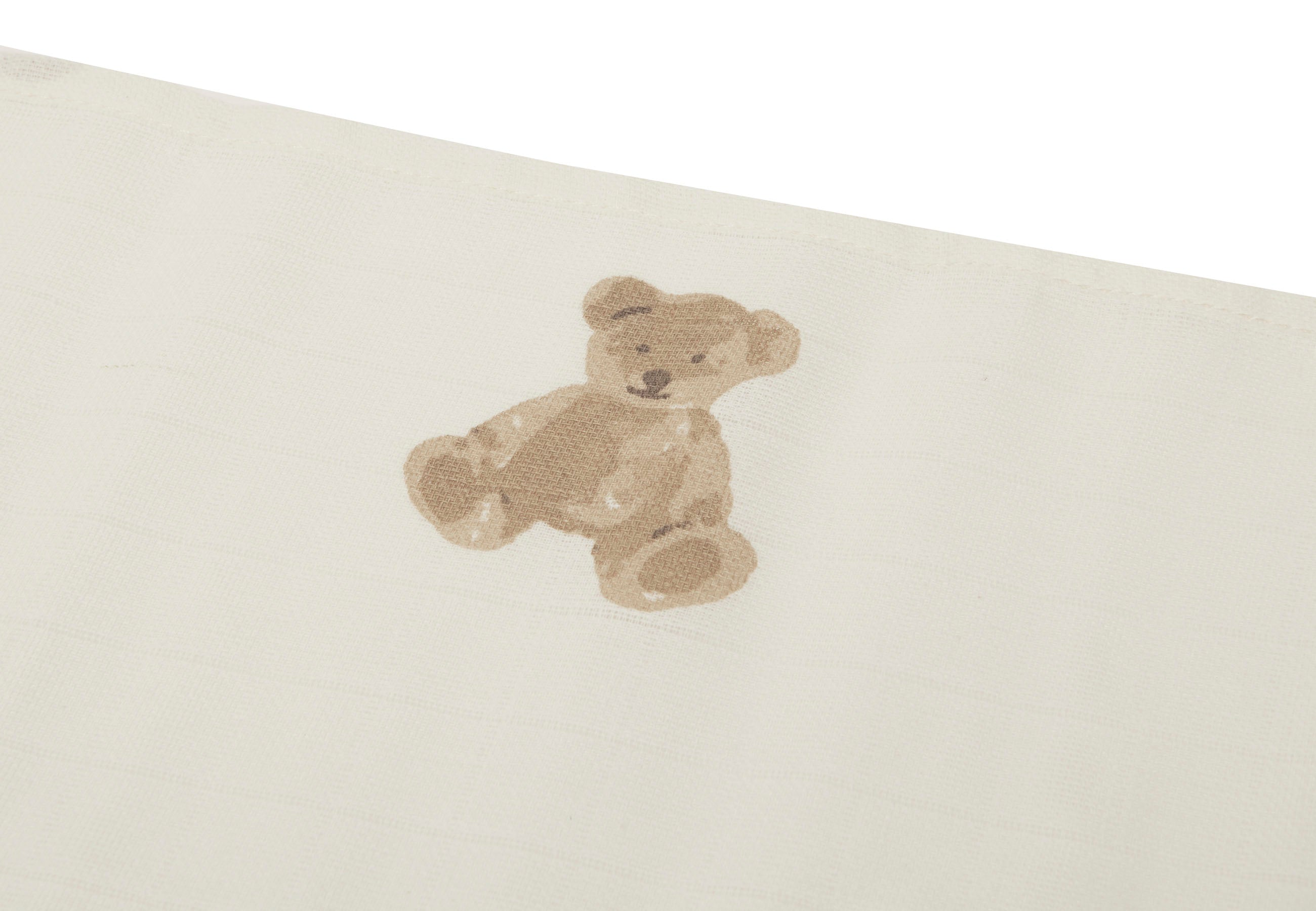 Jollein Jollein - Cloth Muslin - Teddy Bear - 3 Pack - Pearls & Swines