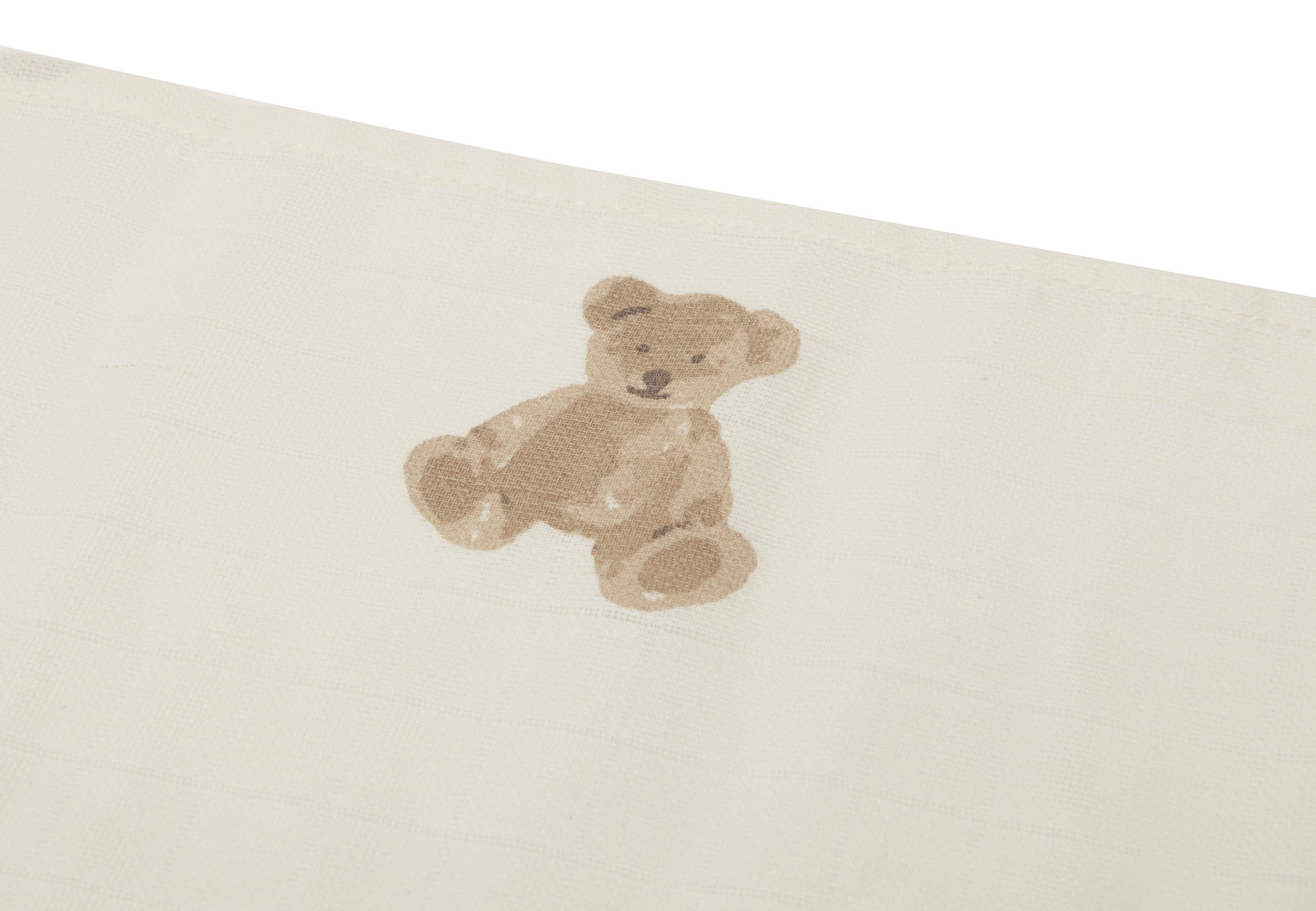 Jollein Jollein Cloth Muslin 70x70cm - Teddy Bear (3 Pack) - Pearls & Swines