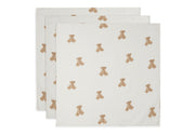 Jollein Jollein - Cloth Muslin - Teddy Bear - 3 Pack - Pearls & Swines