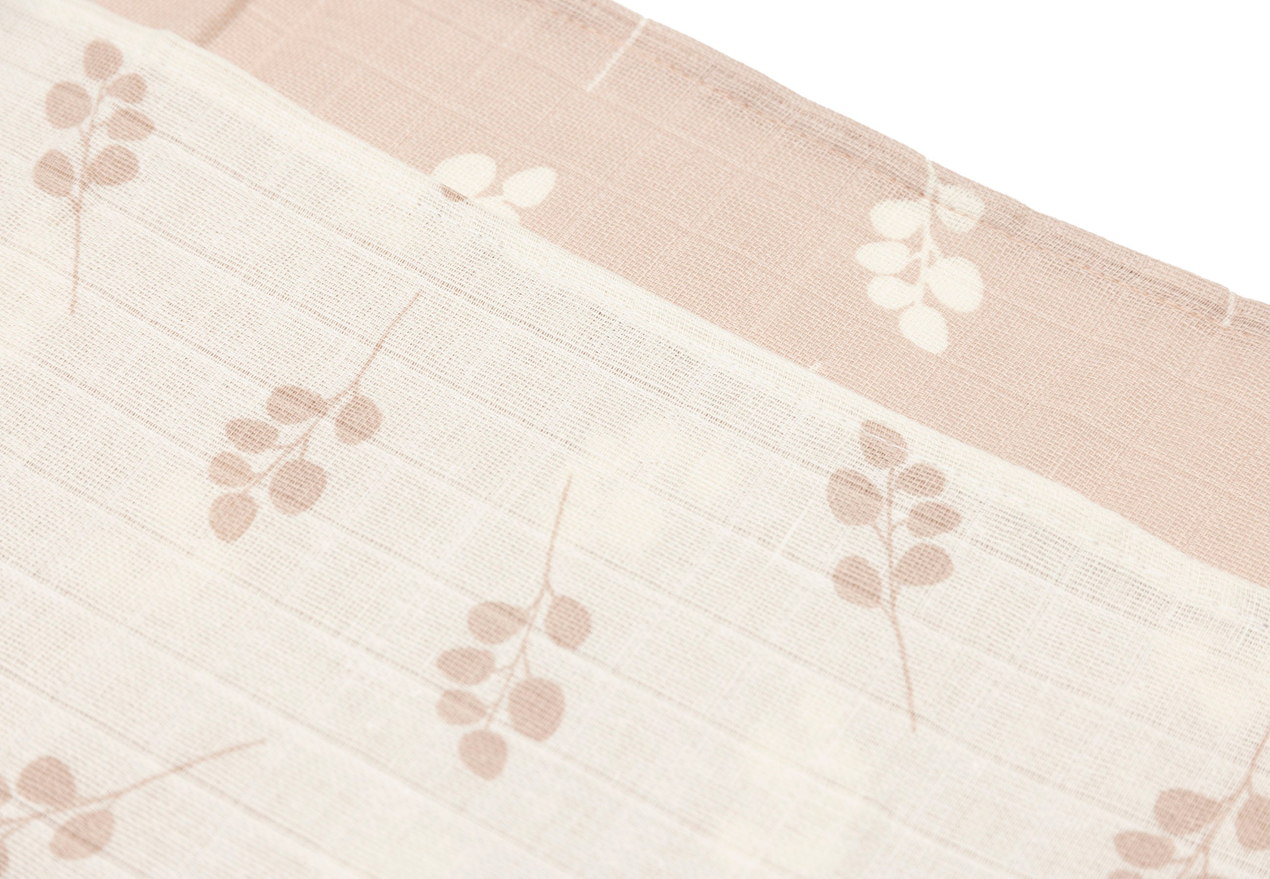 Jollein Jollein - Cloth Muslin - Twig Wild Rose - 3 Pack - Pearls & Swines
