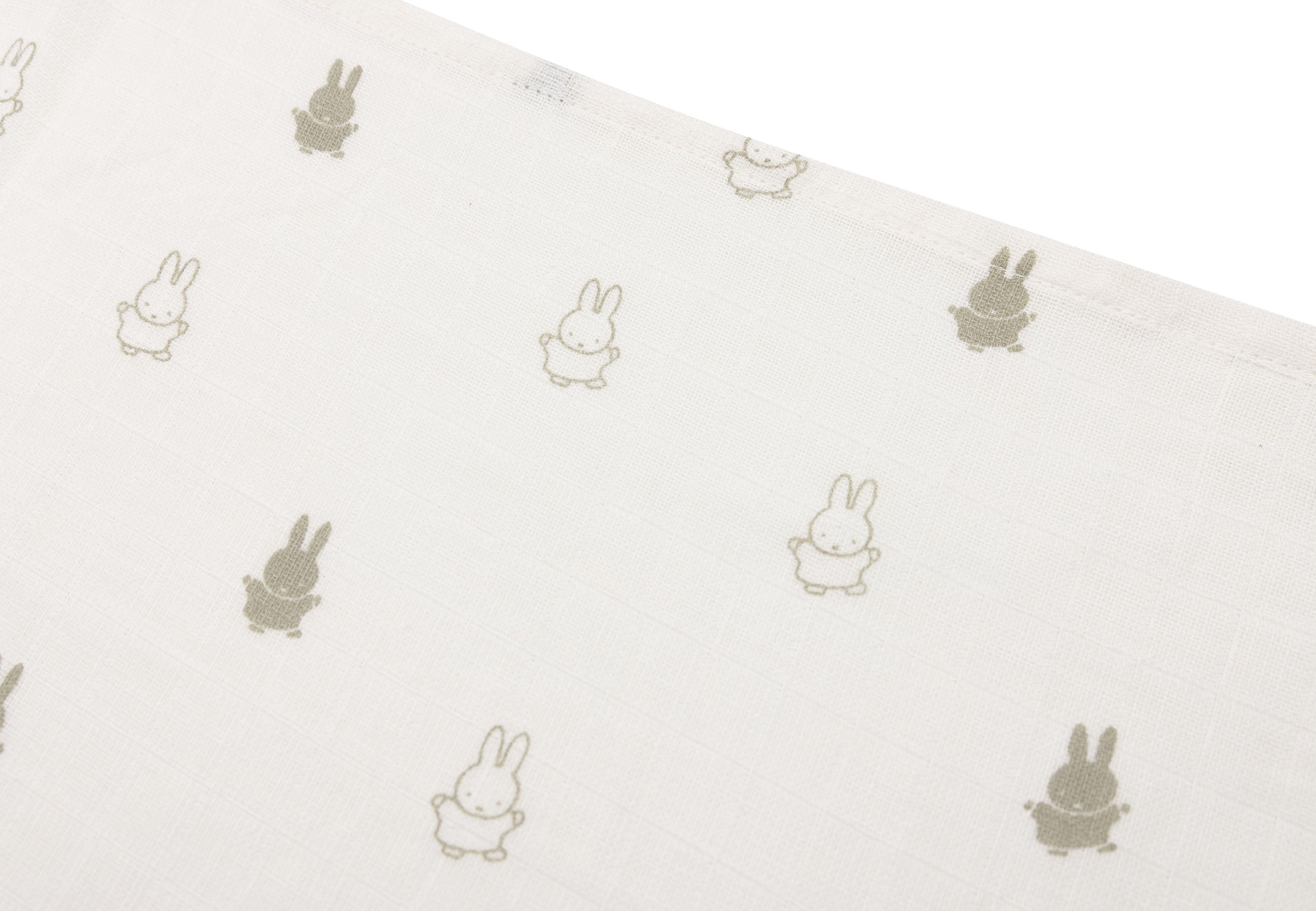 Jollein Jollein - Cloth Muslin - Happy Miffy Olive Green - 3 Pack - Pearls & Swines