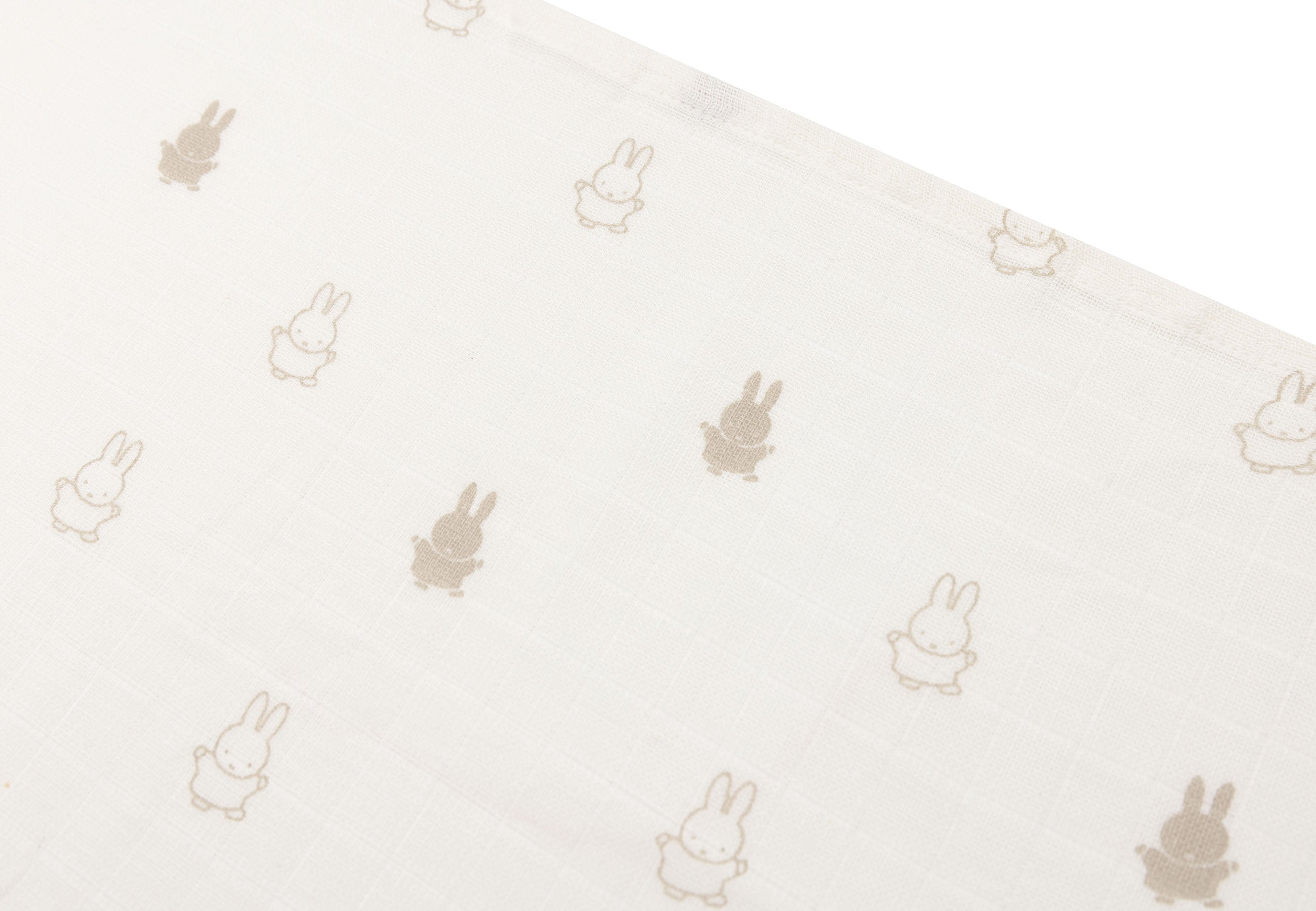 Jollein Jollein - Cloth Muslin - Happy Miffy Nougat - 3 Pack - Pearls & Swines