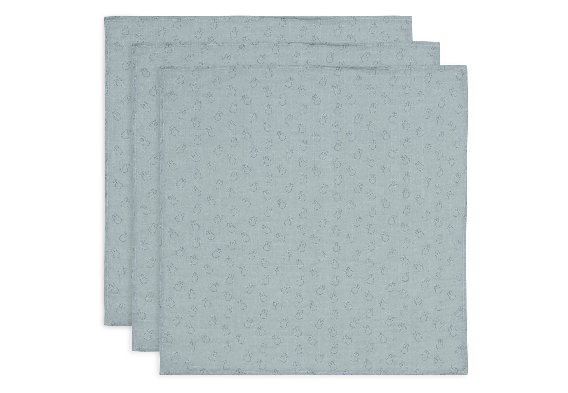 Jollein Jollein - Swaddle Muslin - Miffy Silhouettes - Sea Green - 2 Pack - Pearls & Swines