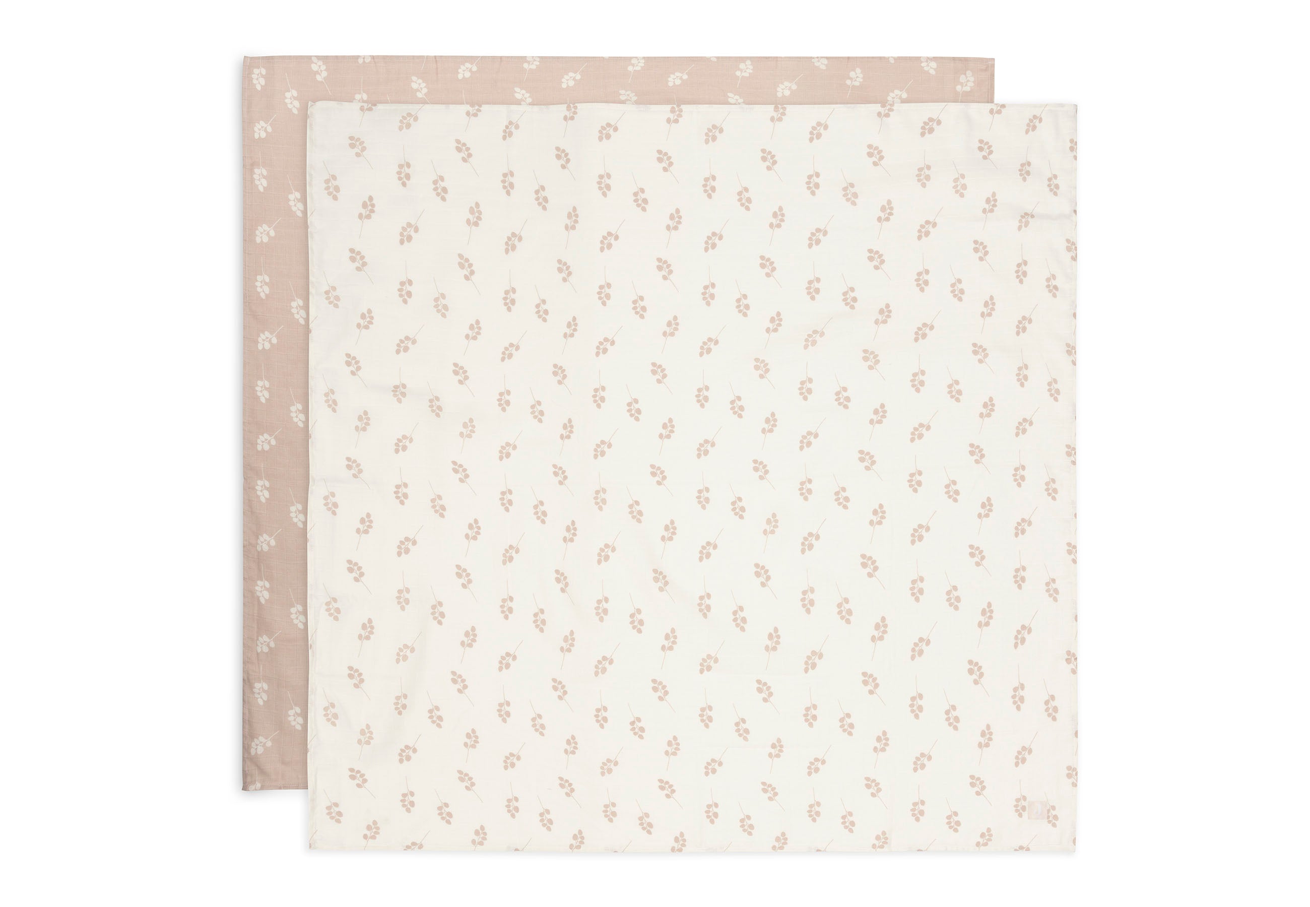 Jollein Jollein - Swaddle Muslin - Twig Wild Rose - 2 pack - Pearls & Swines