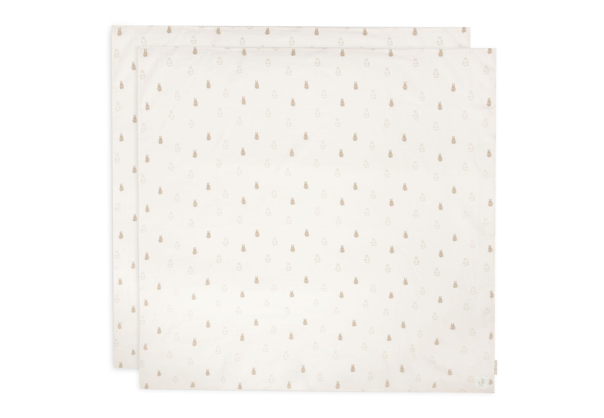 Jollein Jollein - Swaddle Muslin - Happy Miffy Nougat - 2 Pack - Pearls & Swines