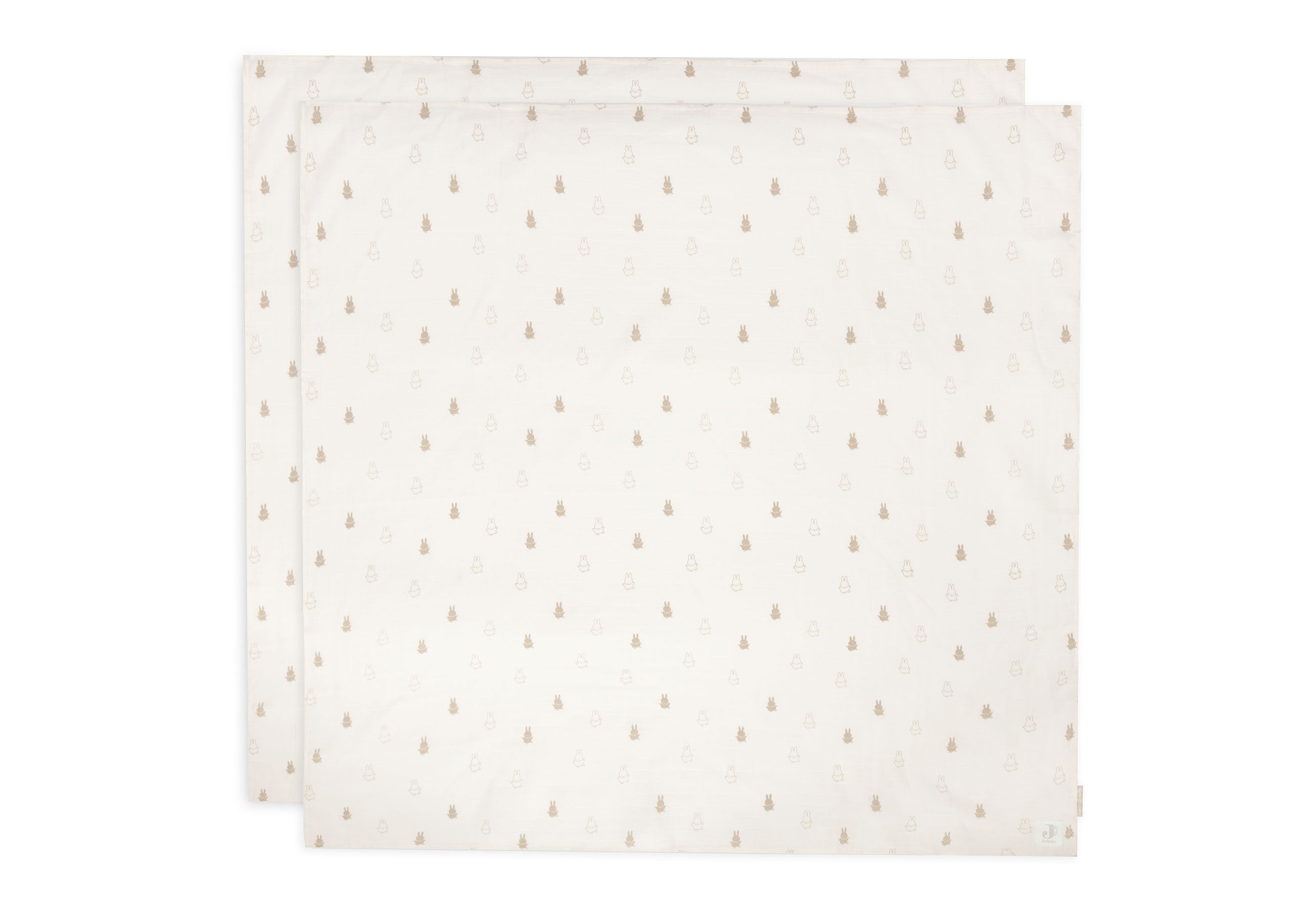Jollein Jollein - Swaddle Muslin - Happy Miffy Nougat - 2 Pack - Pearls & Swines