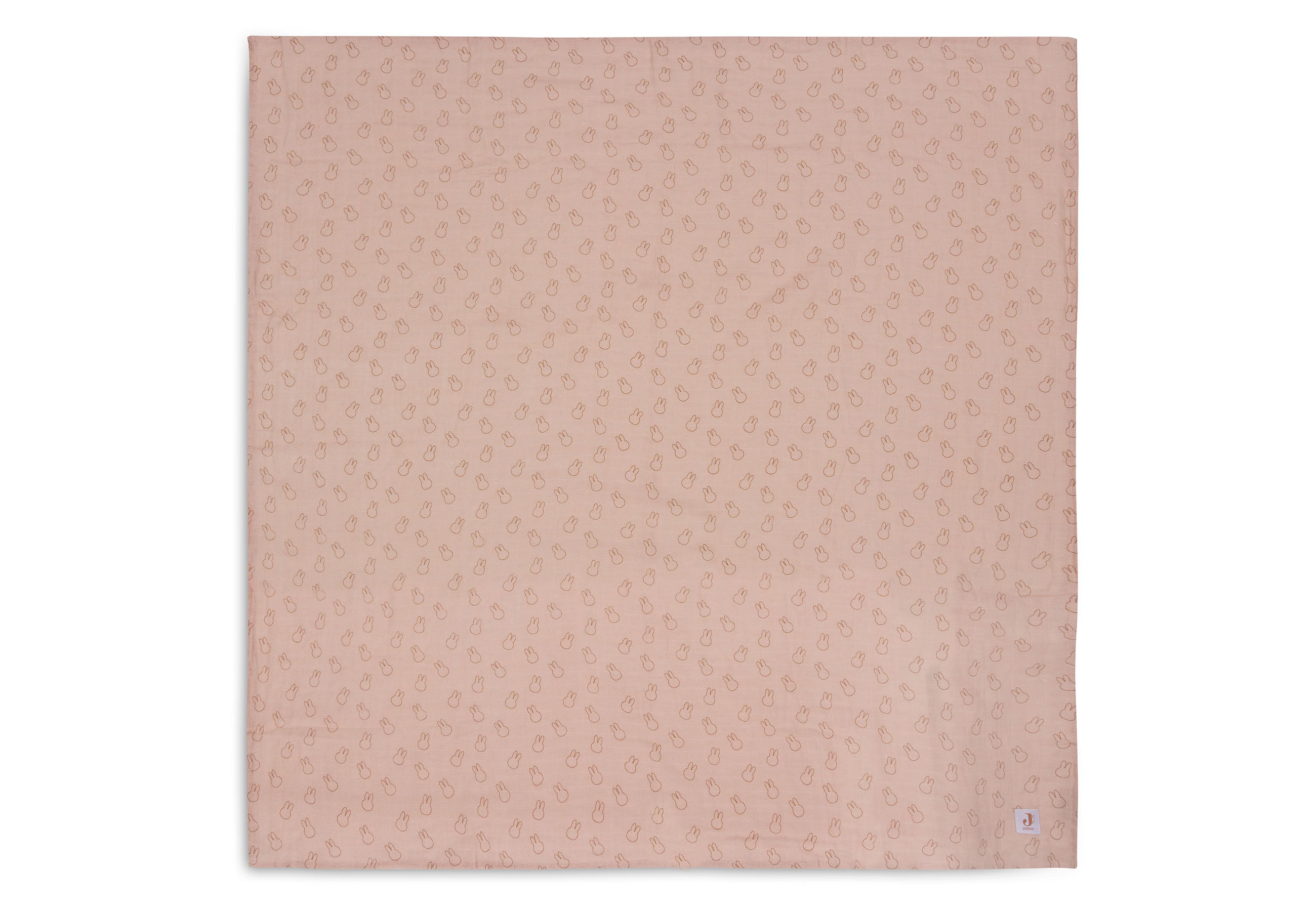 Jollein Jollein - Swaddle Muslin - Miffy Silhouettes - Wild Rose - 2 Pack - Pearls & Swines